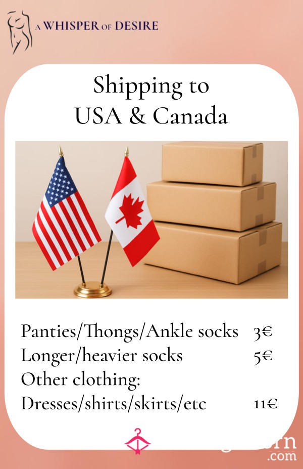 Overseas Shipping - Hello Canadian & US-American Buyers! 💕