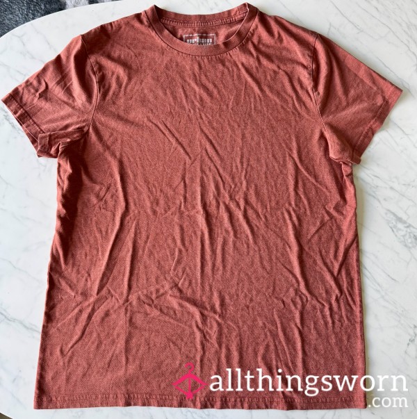 Oversized Orange Sleep Shirt
