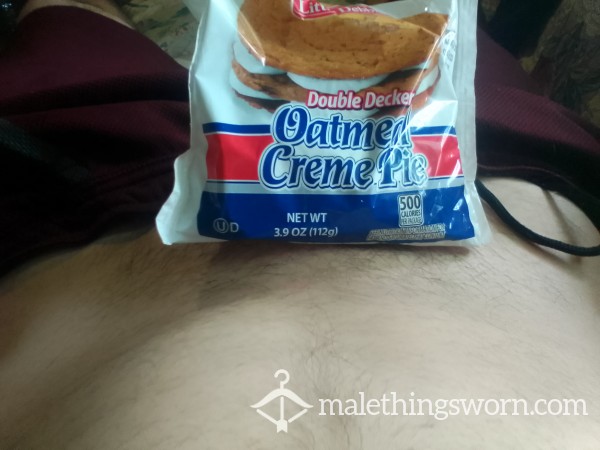 "overstuffed" Oatmeal C*m Cream Pie