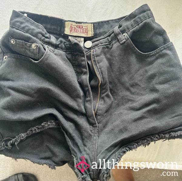 Overworn Black Shorts