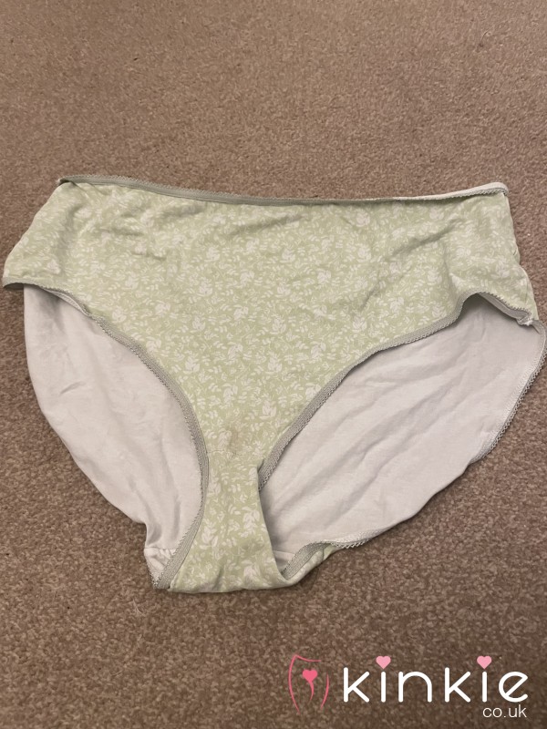 Own My Old And Tatty Pretty Cotton Full Back Panties