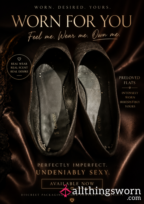 Own My Size 8 Well Worn Work Shoes