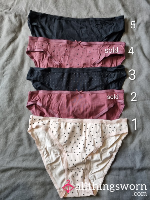 P9: Dark Shades Cotton High Leg Panties