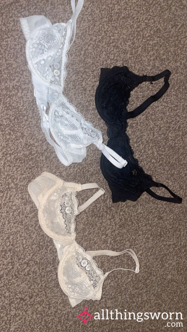 Pack Of 3 Well Worn Bras
