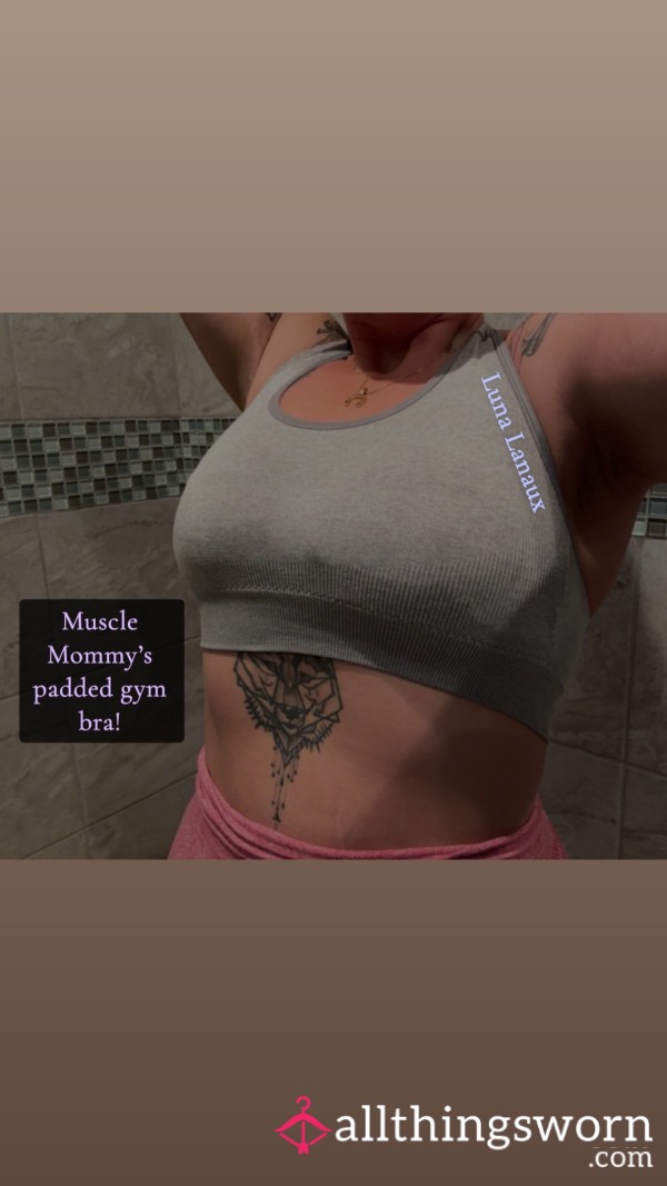 Padded Lavender Sports Bra