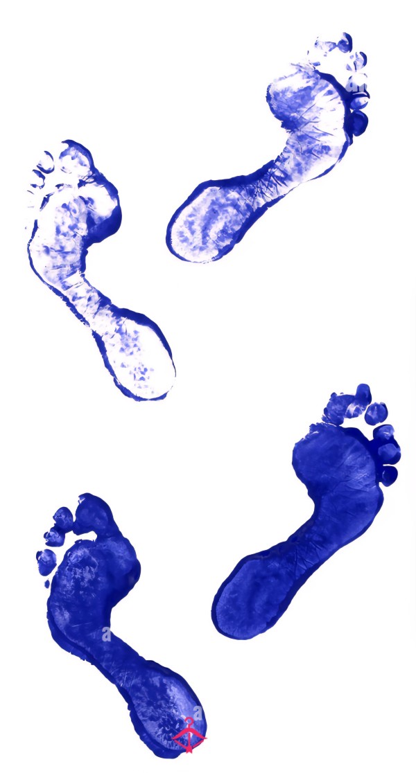 Paint Print Of My Feet