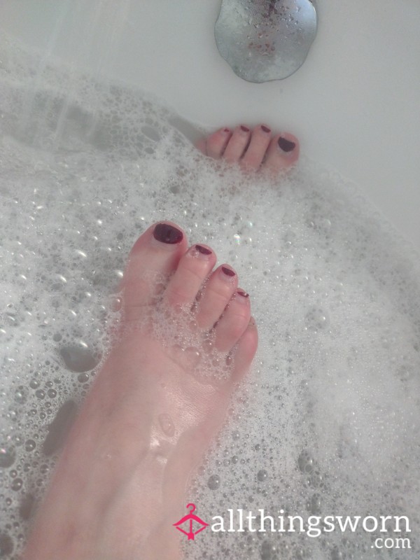 Painted Toenail Clippings