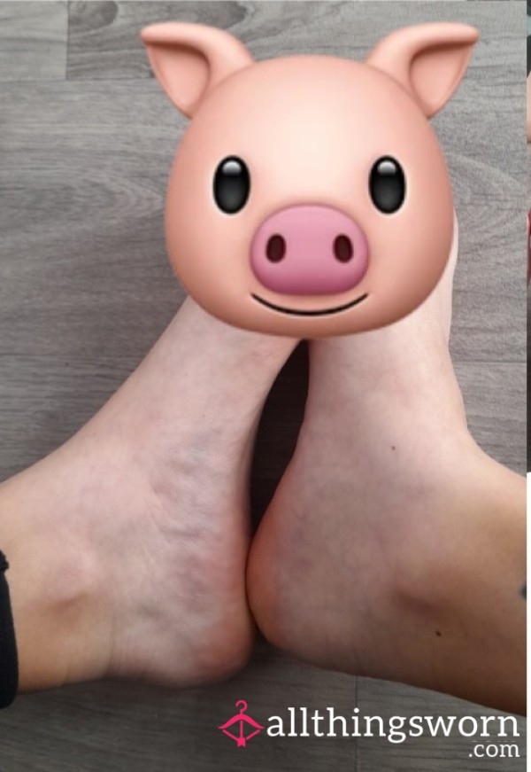 Painted Toenails