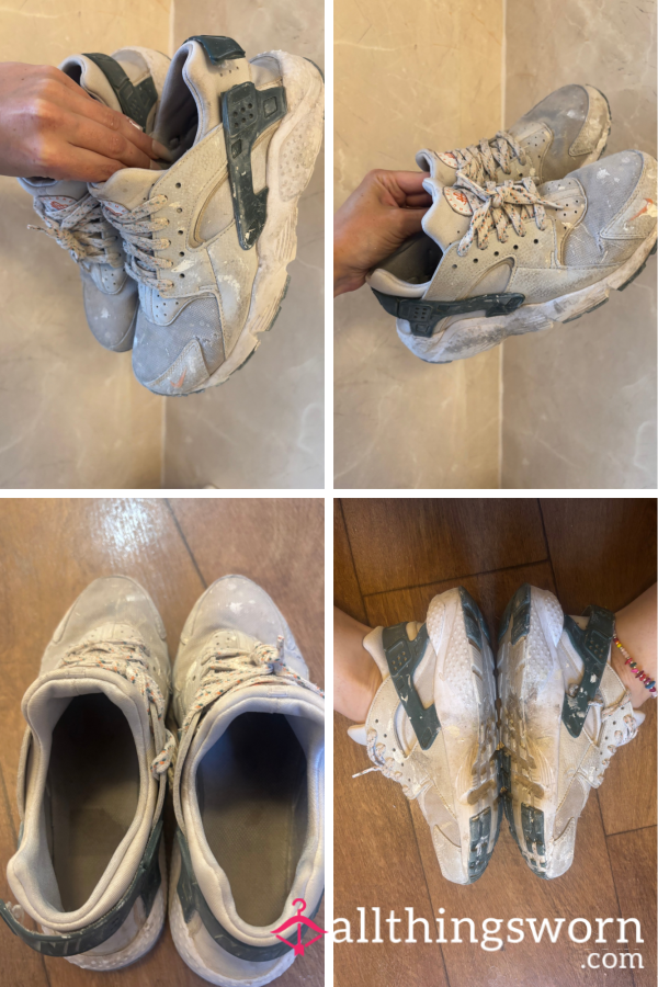 Painters Well Worn Nikes Worn 5x Per Week For 6 Months 👣😘