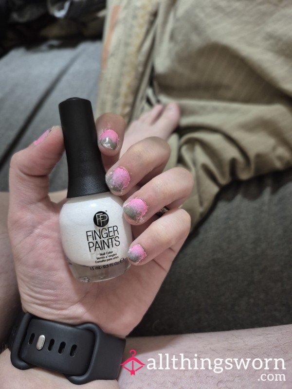 Painting My Toes (messy)
