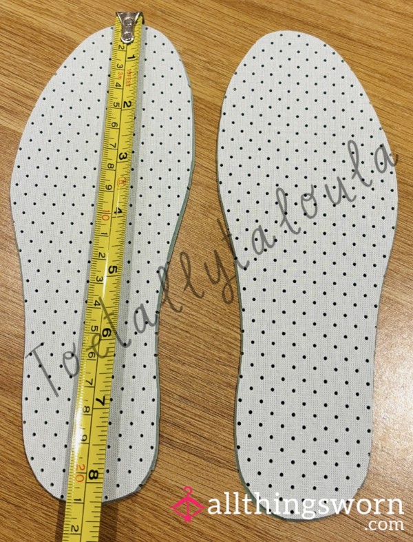 Pair Of Fabric Insoles.