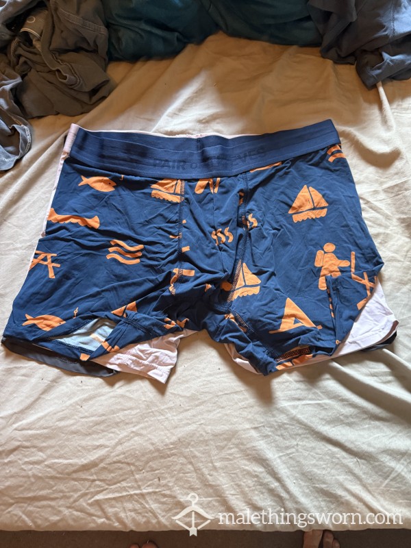 Pair Of Theives Blue Lycra Boxer Briefs