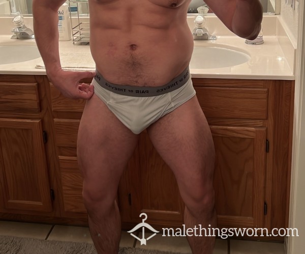 Pair Of Thieves Grey Briefs - Size M