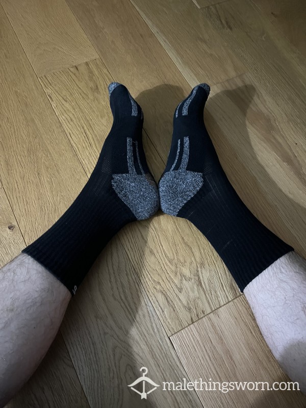 Pair Of Well Hammered, With Holes Thick Socks