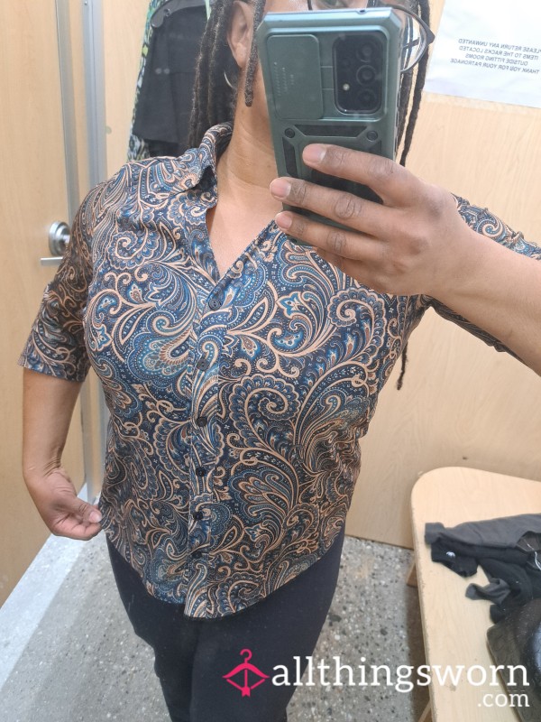 Paisly Bu*ton Down Shirt