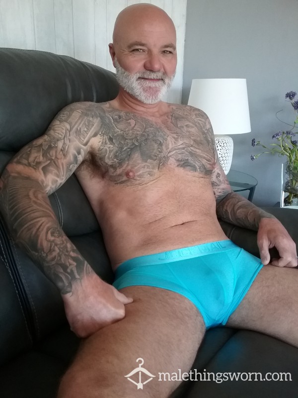Pale Blue Jockmail Stretch Boxer Style