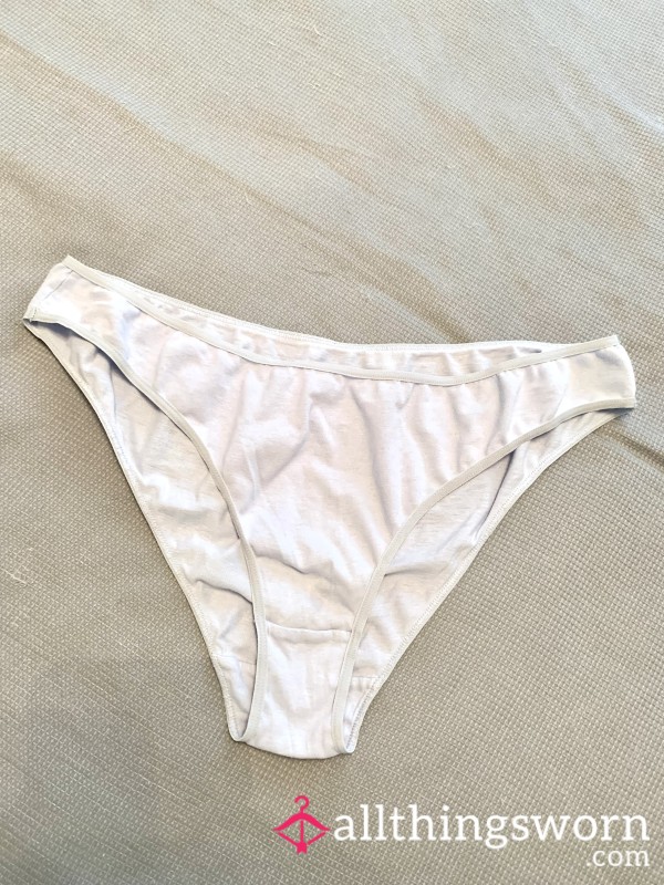 Pale Blue Worn Knickers