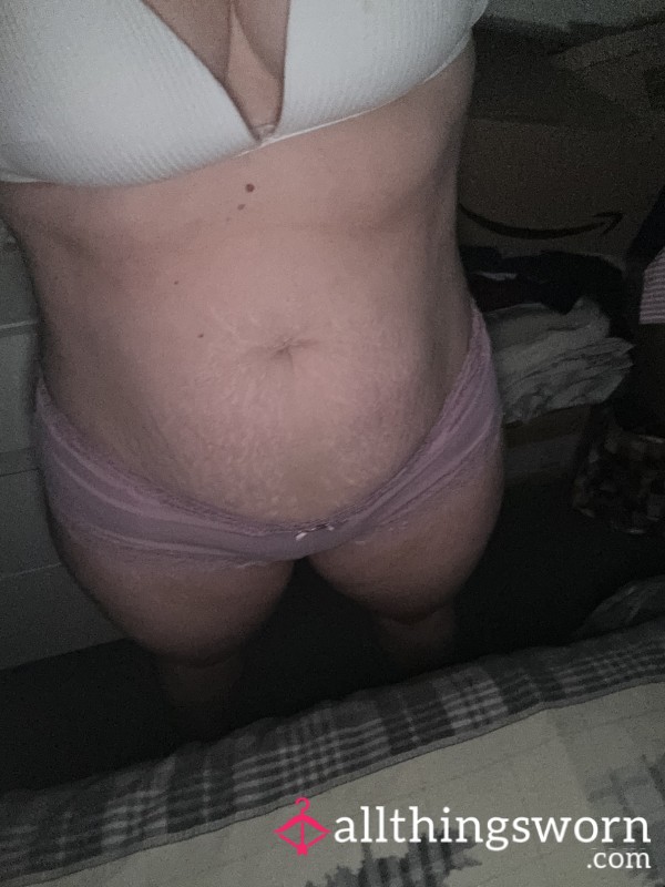 Pale Pink Panties Full Of My Scent, You Pick The Length Of Time Worn