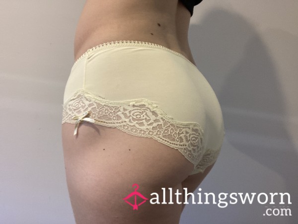 Pale Yellow Brief Panties