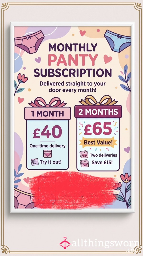 Pantie Subscription