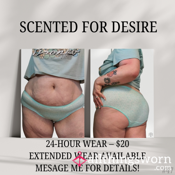Worn 48HR Cotton Panties – Sweetly Scented & Sealed With Love