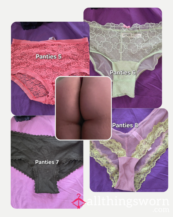 Panties 5, 6, 7 & 8