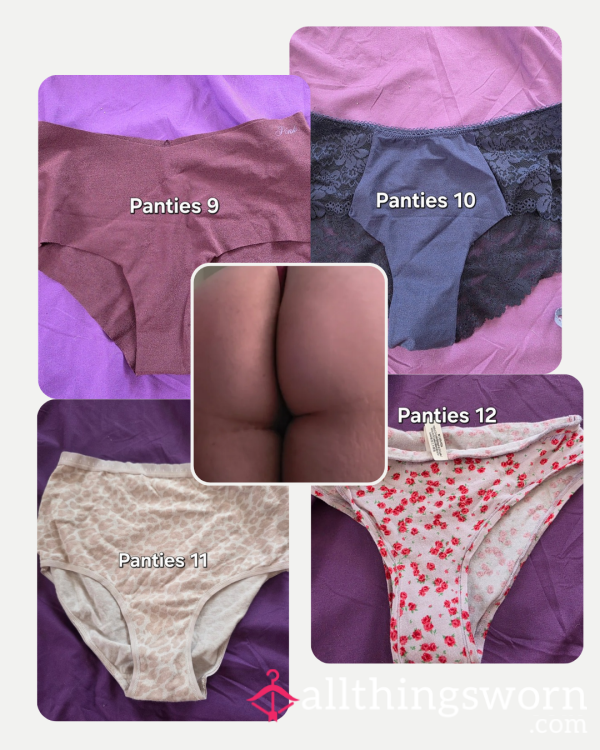 Panties 9, 10, 11 & 12