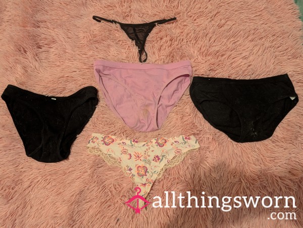 PANTIES BUNDLE Well Loved And Appreciated By Rainbow 🌈❤️🌈 You Like The Bubblegum Juices Hehe X 💝