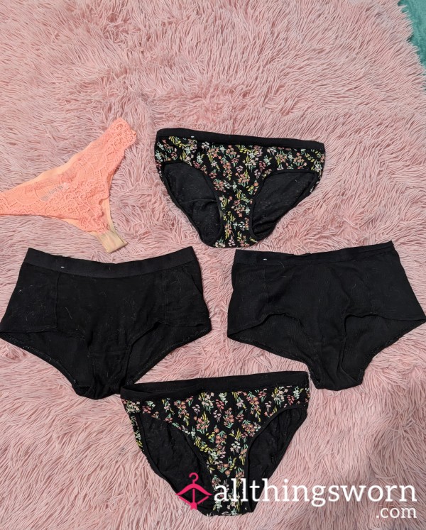 Panties Bundle Worn By Rainbow 🌈