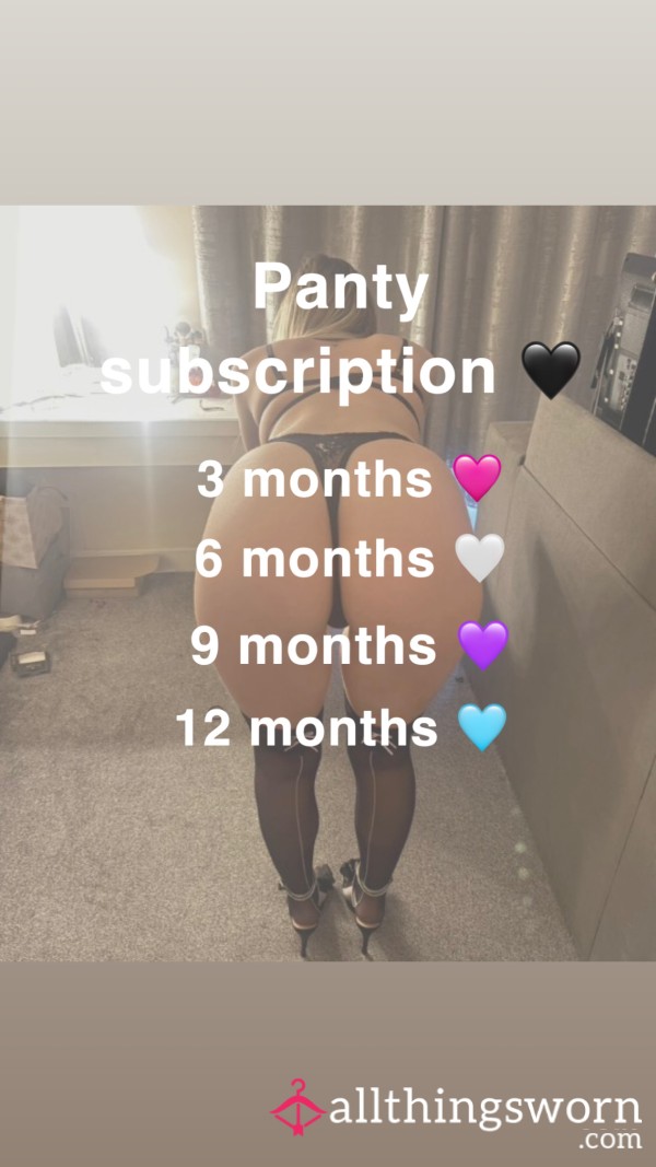 Panties Subscription 💋
