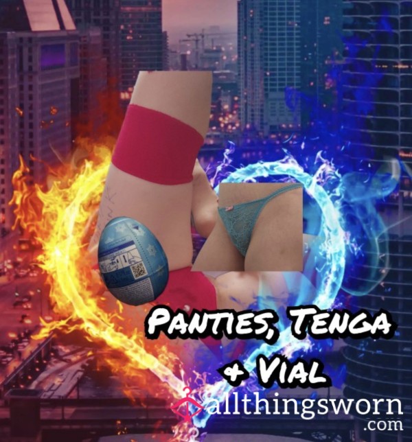 Panties, Tenga Egg & Vial