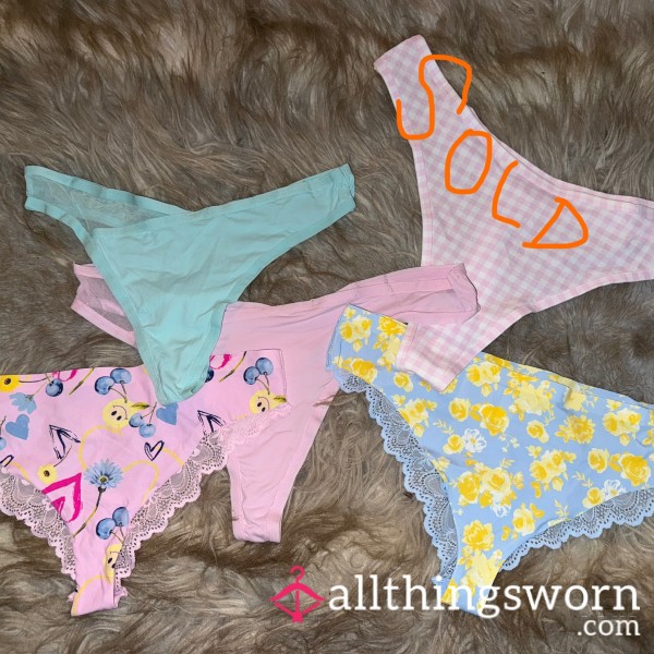 Panties / Thongs (worn 24hrs)