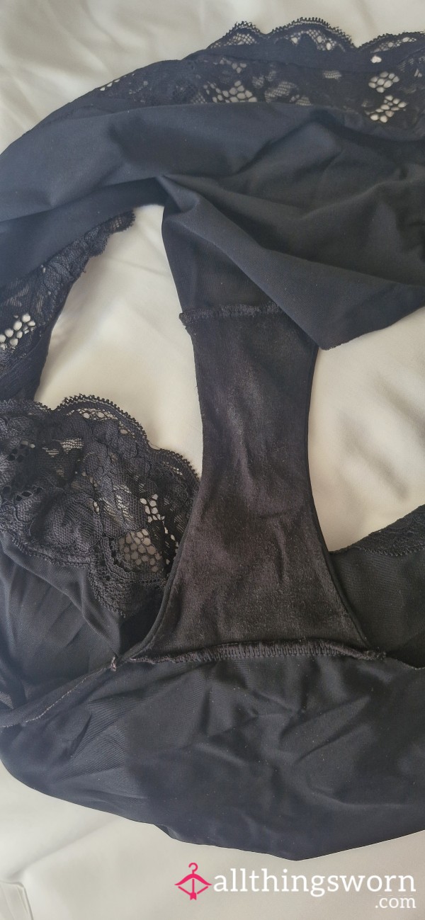 Panties Worn Before And After A Very Wet  Date