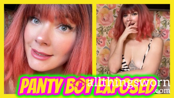 Panty Boy Exposed