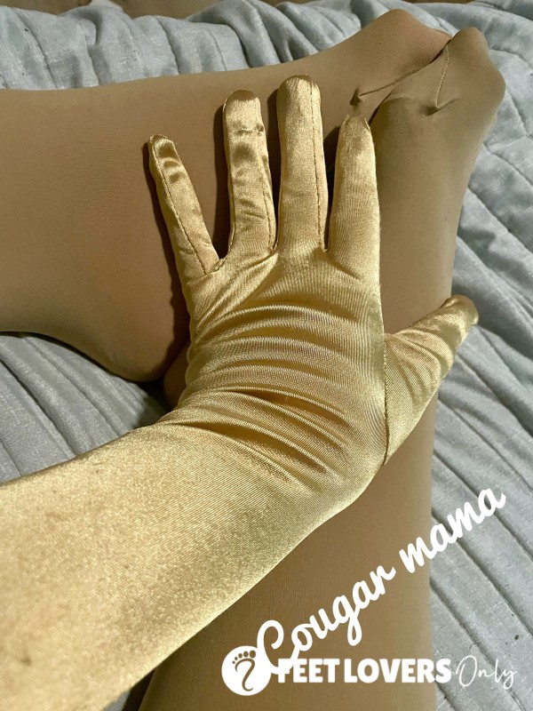 Panty Hose And Glamour Gloves