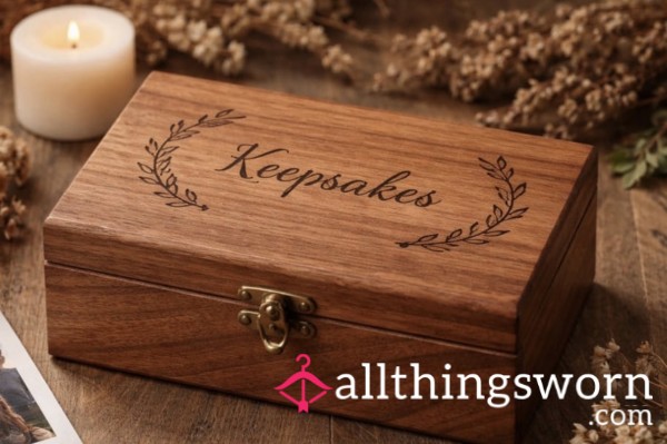 “Worn Panty Liner  – Personal And Intimate Keepsake”