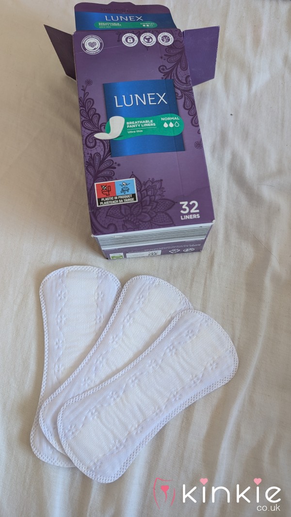 Panty Liners, 3 Worn Over A 24 Hours £20!