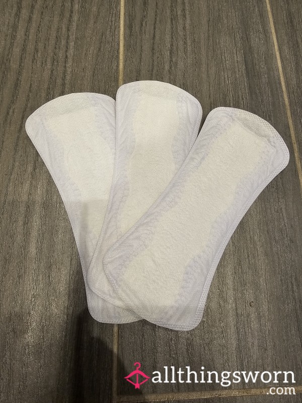 Panty Liners Worn X 3 I Work All Day So Just Imagine!🫠