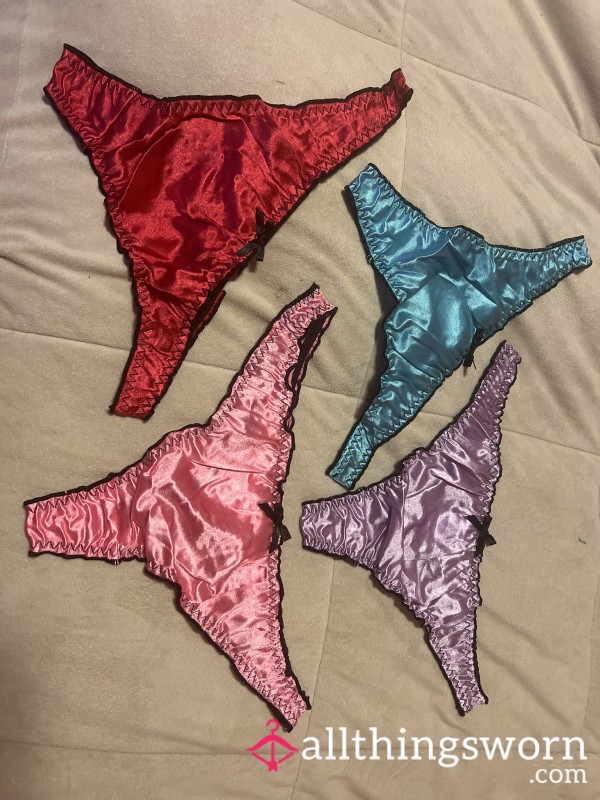 Panty Thong Satin Pick Your Paircomes With A Seven Day