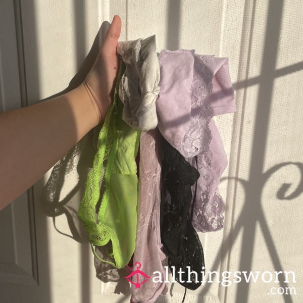 Panty Try On! Faceless Fat Princess Tries On Full Backs And Thongs