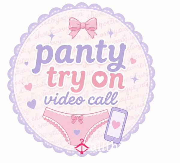 Panty Try On Video Call
