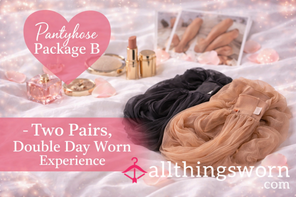 Pantyhose Package B ✨ Two Days. Two Pairs. One Indulgent Experience