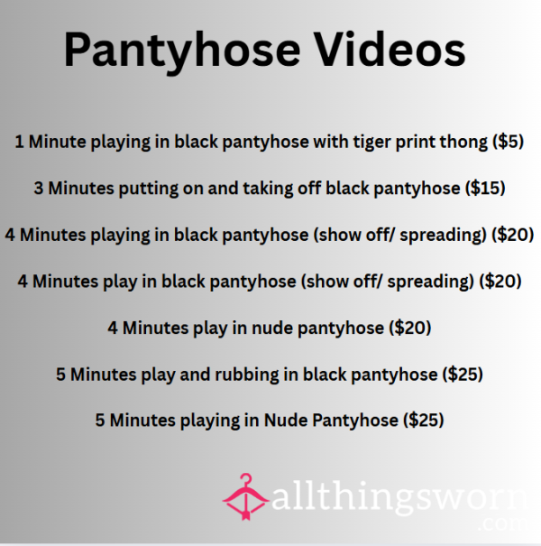 PANTYHOSE VIDEOS