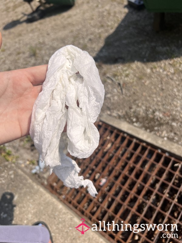 Paper Towel Soaked In Sweat