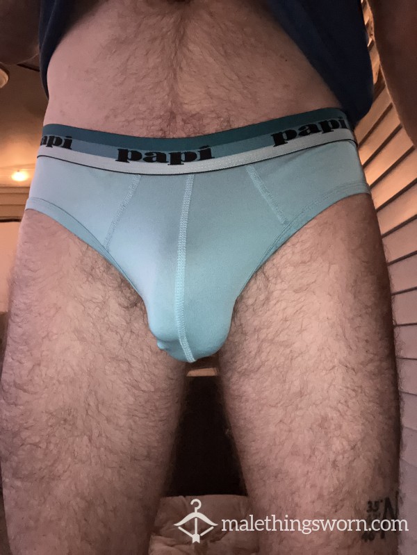 Papi Blue Briefs Medium