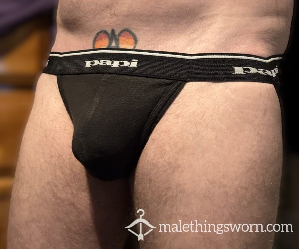 Papi Jockstrap - Black - Size M (34)