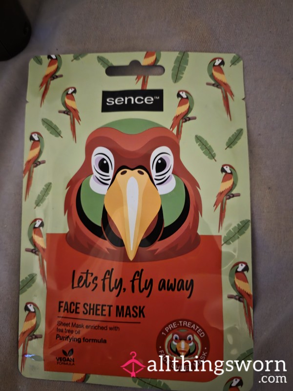 Parrot Face Mask 🦜