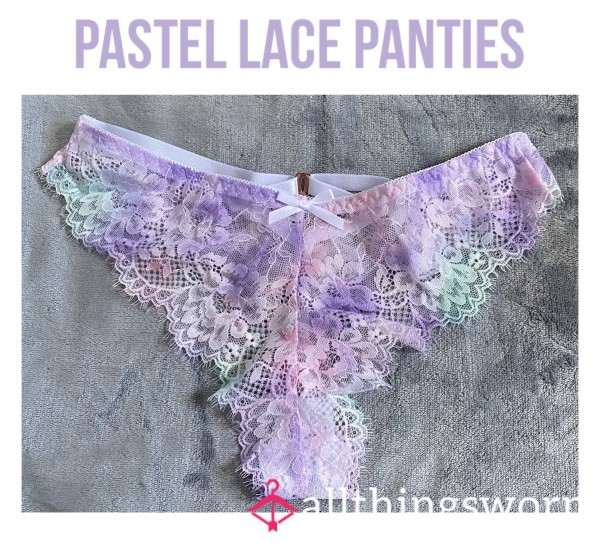 Pastel Lace Panties🦄