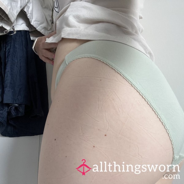 Pastel Panties Used To Clean Up 💦