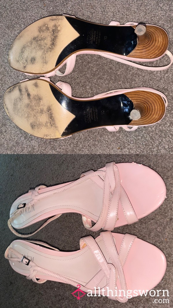 Pastel Pink Mini Heels - Filthy & Well Worn